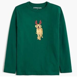 Crewcuts Forest Green Kids Long Sleeve Tee